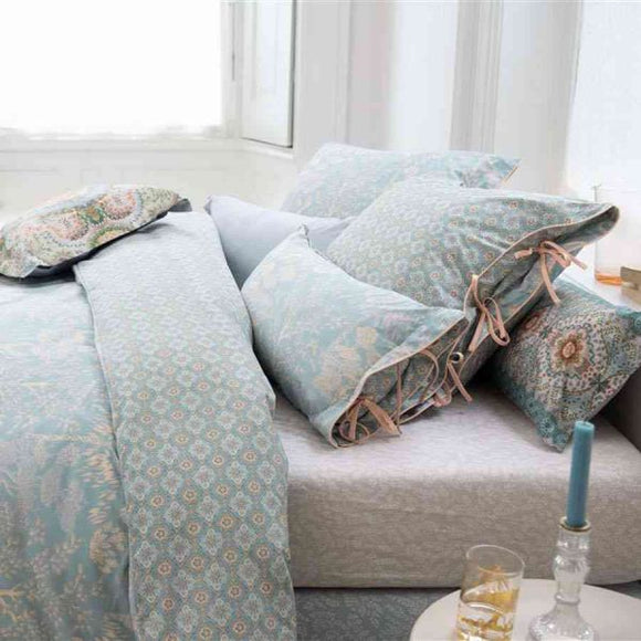 NNEDSZ Origami Tree Cotton Light Blue Quilt Cover Set By Pip Studio