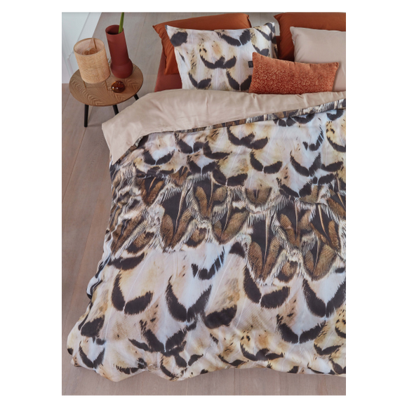 NNEDSZ Giselle Cotton Sateen Natural Quilt Cover Sets by Bedding House Queen