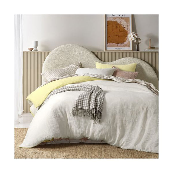 NNEDSZ Hugo Butter White Reversible Coverlet