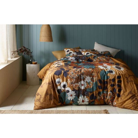 NNEDSZ Markle Washed Cotton Printed Quilt Cover Set by Accessorize King