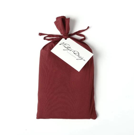 NNEDSZ Cotton Velvet Rouge Quilt Cover by Vintage Design Homeware King