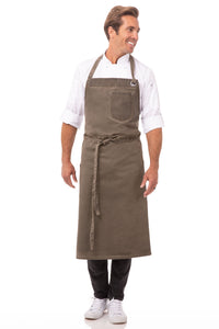 NNEDSZ Dorset Earth Brown Chefs Bib Apron by Chef Works