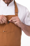 NNEDSZ Rockford Nutmeg Chefs Bib Apron by Chef Works