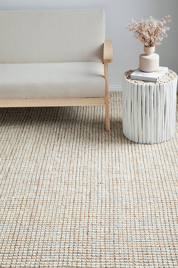 NNEDSZ Arabella Natural Runner Rug by Rug Culture - 400X80CM