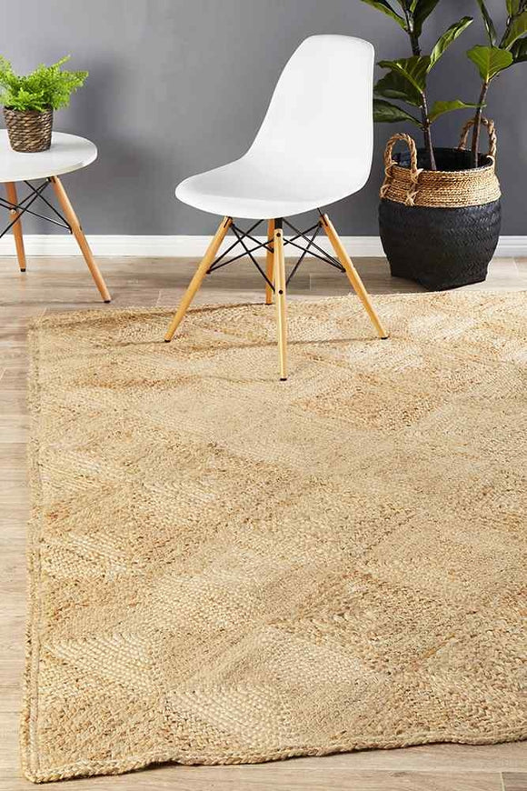NNEDSZ Atrium Hatch Natural By Rug Culture - 220X150CM - RECTANGLE