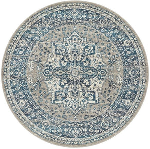 NNEDSZ Babylon 207 Blue Round by Rug Culture-240X240CM - ROUND