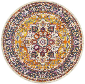 NNEDSZ Babylon 207 Multi Round by Rug Culture-150X150CM - ROUND
