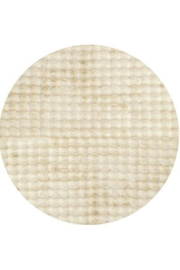NNEDSZ Bubble Natural Round Washable Rug by Rug Culture-100X100CM - ROUND