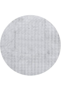 NNEDSZ Bubble Silver Round Washable Rug by Rug Culture-100X100CM - ROUND