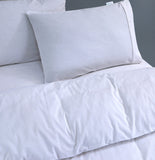 NNEDSZ Elan Linen 100% Egyptian Cotton Vintage Washed 500TC White Double Quilt Cover Set