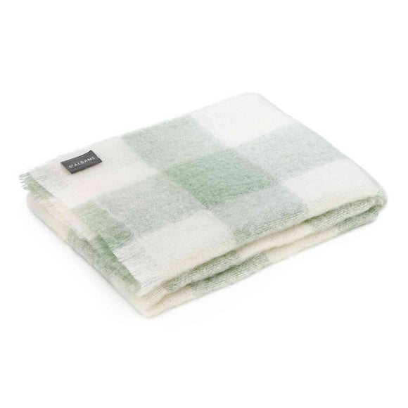 NNEDSZ Mohair Eden Check Knee Rug by St Albans