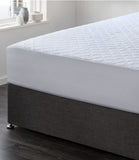 NNEDSZ Elan Linen 100% Cotton Quilted Fully Fitted 50cm Deep Double Size Waterproof Mattress Protector