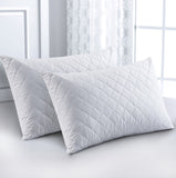 NNEDSZ Elan Linen 100% Cotton Quilted Fully Fitted 50cm Deep Double Size Waterproof Mattress Protector