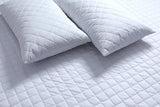 NNEDSZ Elan Linen 100% Cotton Quilted Fully Fitted 50cm Deep King Single Size Waterproof Mattress Protector