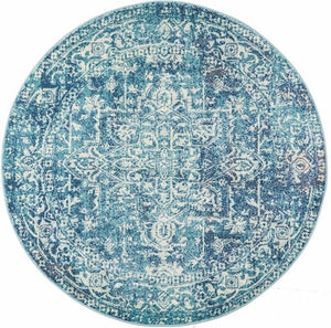 NNEDSZ Evoke 253 Blue Round by Rug Culture -200X200CM - ROUND