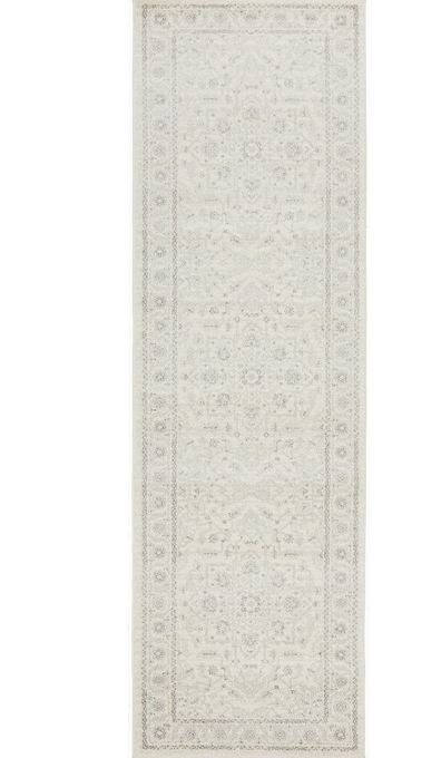 NNEDSZ Evoke 261 White Runner by Rug Culture -500X80CM - RUNNER