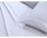 NNEDSZ Elan Linen 100% Egyptian Cotton Vintage Washed 500TC White King Bed Sheets Set