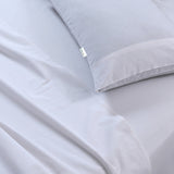 NNEDSZ Elan Linen 100% Egyptian Cotton Vintage Washed 500TC White King Single Bed Sheets Set