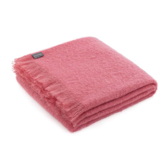 NNEDSZ Rose Mohair Throw by St Albans