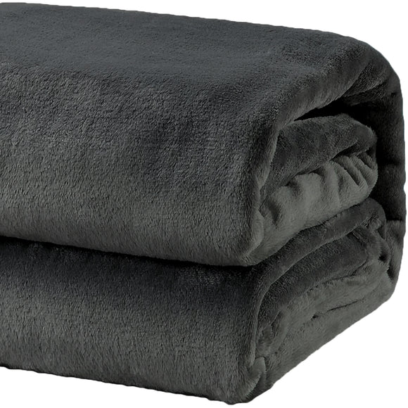 NNEDSZ Heavy Weight Acrylic Mink Charcoal Blanket by Renee Taylor