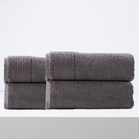 NNEDSZ Aireys 650 GSM Zero Twist 4 Pack Nickel Bath Sheet by Renee Taylor
