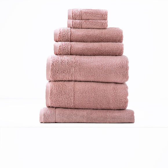NNEDSZ Aireys 650 GSM Zero Twist 7 Piece Cherwood Bath Towel by Renee Taylor