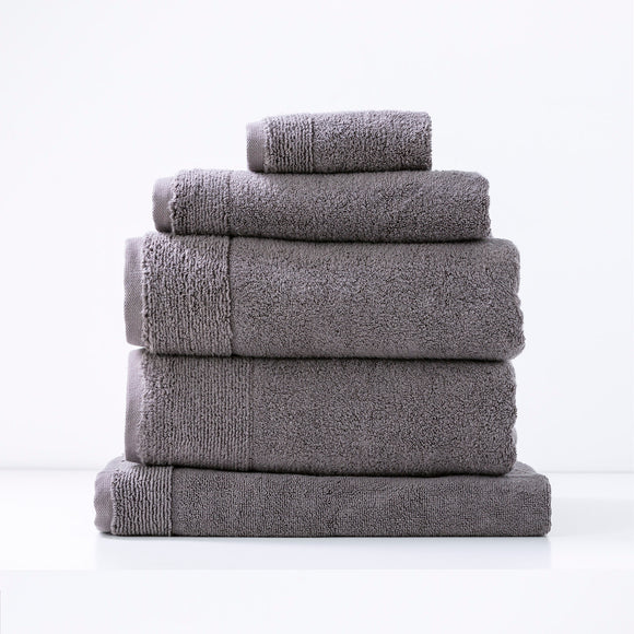 NNEDSZ Aireys 650 GSM Zero Twist 5 Piece Bath Nickel Towel by Renee Taylor