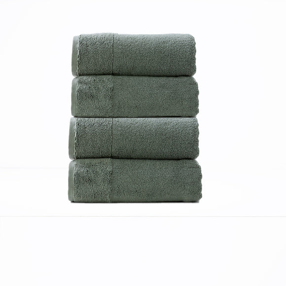 NNEDSZ Aireys 650 GSM Zero Twist 4 Piece Agave Bath Towel by Renee Taylor