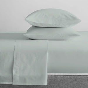 NNEDSZ 300 Thread Count 100 % Organic Cotton Sage Sheet Sets by Renee Taylor Split King