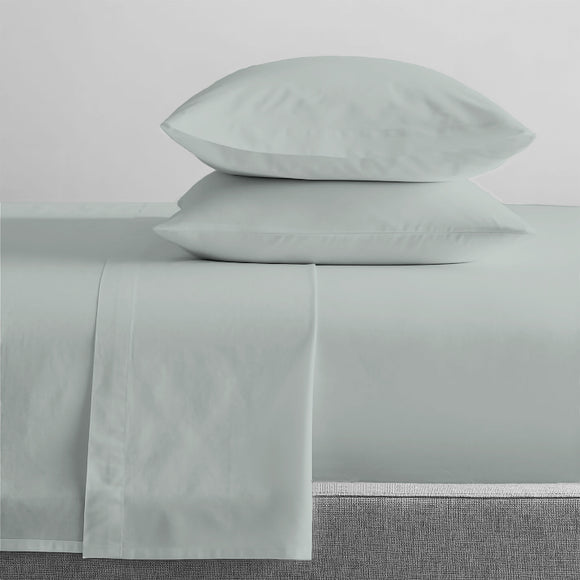 NNEDSZ 300 Thread Count 100 % Organic Cotton Sage Sheet Sets by Renee Taylor Split King