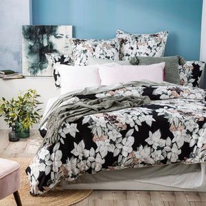 NNEDSZ 300 TC Ivy Cotton Quilt Cover Set by Renee Taylor Queen