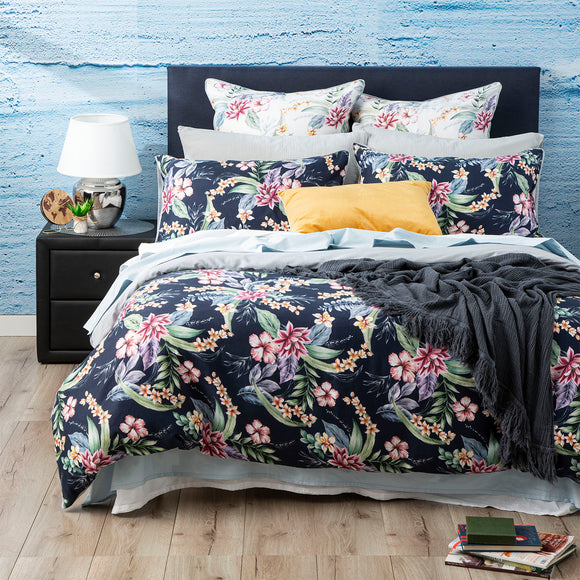 NNEDSZ 300 TC Sophie Cotton Quilt Cover Set by Renee Taylor King