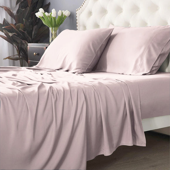 NNEDSZ Bamboo Cotton 500 TC Peach Sheet Set by Park Avenue Split King