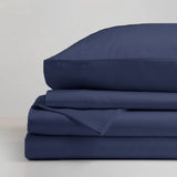 NNEDSZ Ddecor Home 1500 Thread count Premium Cotton Blend Indigo Queen Sheet Set by Ddecor Home