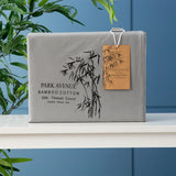 NNEDSZ 500 TC Bamboo Cotton Charcoal Split Queen Sheet Set by Park Avenue