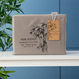 NNEDSZ 500 TC Bamboo Cotton Pewter Split Queen Sheet Set by Park Avenue