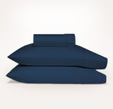 NNEDSZ Ddecor Home 1500 Thread count Premium Cotton Blend Indigo King Combo Set by Ddecor Home