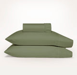 NNEDSZ Ddecor Home 1500 Thread count Premium Cotton Blend Sage King Combo Set by Ddecor Home