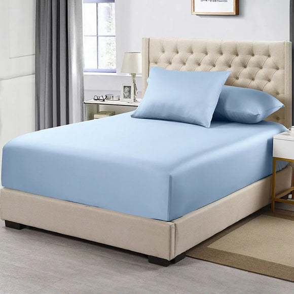 NNEDSZ Ddecor Home 1500 Thread count Premium Cotton Blend Seafoam King Combo Set by Ddecor Home