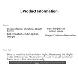 NNEDSZ Christmas gift, Christmas wreath, door hanging