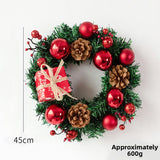 NNEDSZ Christmas gift, Christmas wreath, door hanging