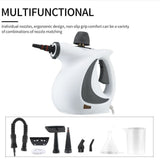 multifunctional steam cleaner, high-pressure steam cleaner, home cleaning Australia, air conditioner cleaner, kitchen range hood cleaner, chemical-free cleaning, steam sanitizer - White - Size A12-piece set