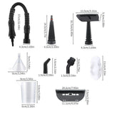 multifunctional steam cleaner, high-pressure steam cleaner, home cleaning Australia, air conditioner cleaner, kitchen range hood cleaner, chemical-free cleaning, steam sanitizer - White - Size A12-piece set