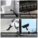 multifunctional steam cleaner, high-pressure steam cleaner, home cleaning Australia, air conditioner cleaner, kitchen range hood cleaner, chemical-free cleaning, steam sanitizer - White - Size A12-piece set