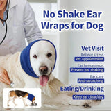 3-Pack Grey Instant Calming Dog Warm Hoods and Ear Covers (S Size) - Anxiety Relief Noise Reduction & Grooming Support, Breathable Full-Head Protection