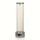 Minimalist Table Lamp Cordless Lamp Rechargeable Lamp Touch Dimmable Lamp - Black - Size 24CM