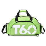 Travel Duffel Bag T60 Duffel Durable Travel Bag Stylish Gym Bag Weekend Bag - Black and yellow - Size 45-25-23CM