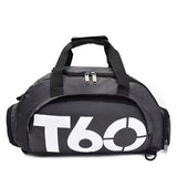 Travel Duffel Bag T60 Duffel Durable Travel Bag Stylish Gym Bag Weekend Bag - Rose red - Size 45-25-23CM