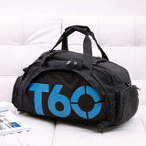 Travel Duffel Bag T60 Duffel Durable Travel Bag Stylish Gym Bag Weekend Bag - Rose red - Size 45-25-23CM