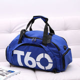 Travel Duffel Bag T60 Duffel Durable Travel Bag Stylish Gym Bag Weekend Bag - Rose red - Size 45-25-23CM